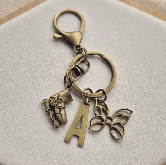 Llavero TOKIO Oro Antiguo X3 charms