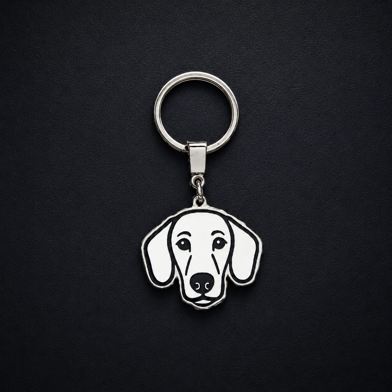 Llavero PERRO Plateado