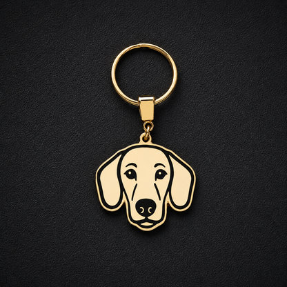 Llavero PERRO Dorado