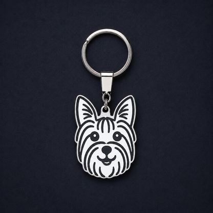 Llavero PERRO Plateado