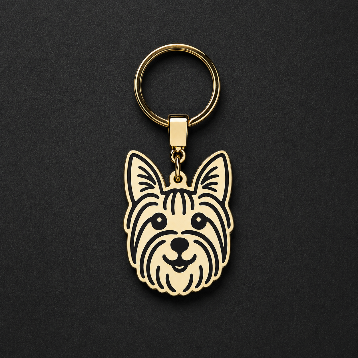 Llavero PERRO Dorado